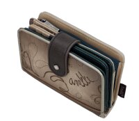 Anekke Real Mittleres RFID-Portemonnaie Geldbörse 41709-902-grau