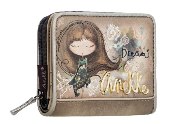 Anekke Real Kleines RFID-Portemonnaie Geldbörse 41709-903-grau