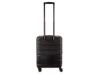 Franky 55er Spinner Dehnfalte ABS13 Handgepäck Hartschalenkoffer mit TSA-Schloss black II