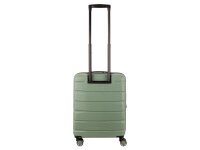 Franky 55er Spinner Dehnfalte ABS13 Handgepäck Hartschalenkoffer mit TSA-Schloss green II
