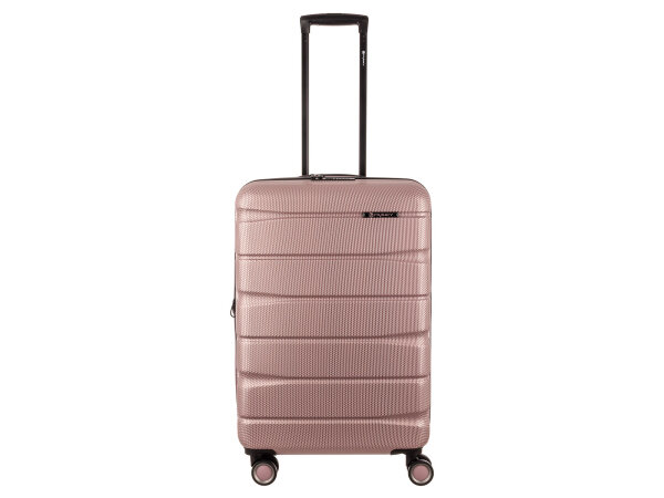 Franky 65er Spinner Dehnfalte ABS13 Hartschalenkoffer mit TSA-Schloss shiny rose II