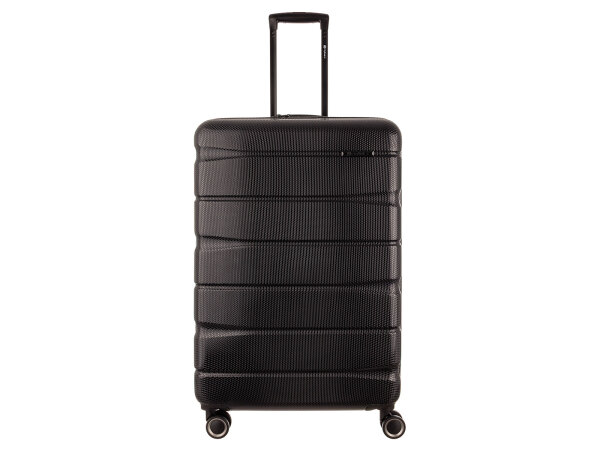 Franky 75er Spinner Dehnfalte ABS13 Hartschalenkoffer mit TSA-Schloss black II