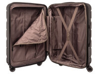 Franky 75er Spinner Dehnfalte ABS13 Hartschalenkoffer mit TSA-Schloss black II