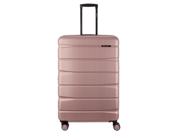 Franky 75er Spinner Dehnfalte ABS13 Hartschalenkoffer mit TSA-Schloss shiny rose II