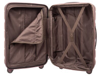 Franky 75er Spinner Dehnfalte ABS13 Hartschalenkoffer mit TSA-Schloss shiny rose II