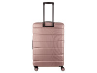 Franky 75er Spinner Dehnfalte ABS13 Hartschalenkoffer mit TSA-Schloss shiny rose II