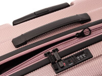 Franky 75er Spinner Dehnfalte ABS13 Hartschalenkoffer mit TSA-Schloss shiny rose II