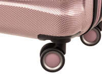 Franky 75er Spinner Dehnfalte ABS13 Hartschalenkoffer mit TSA-Schloss shiny rose II