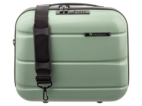 Franky ABS13 Beautycase Handgepäck Hartschale mit TSA-Schloss