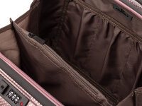 Franky ABS13 Beautycase Handgepäck Hartschale mit TSA-Schloss shiny rose II