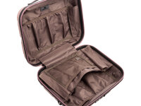 Franky ABS13 Beautycase Handgepäck Hartschale mit TSA-Schloss shiny rose II