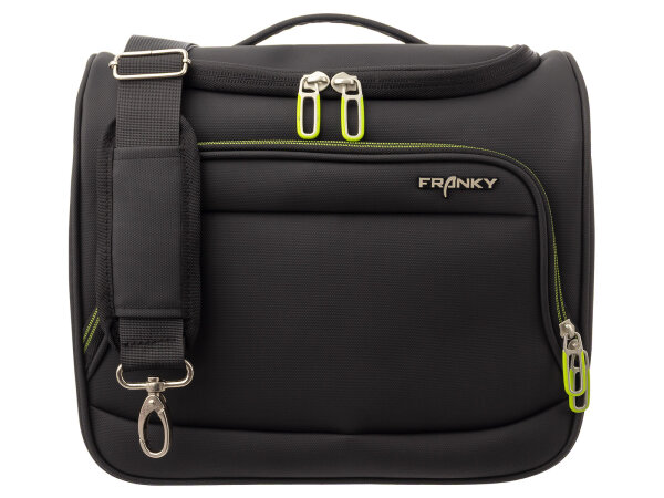 Franky Beautycase T27-B Weichgepäck Reisegpäck black/green