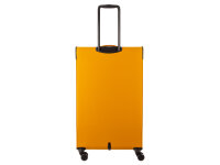 Franky Koffer Gr. L Reisegepäck T27-B Spinner 75er mit Dehnfalte darkyellow/black