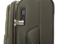 Franky Koffer Gr. L Reisegepäck T27-B Spinner 75er mit Dehnfalte olive/green