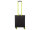 Franky Koffer Gr. S Reisegepäck T27-B Spinner 55er mit Dehnfalte black/green