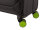 Franky Koffer Gr. S Reisegepäck T27-B Spinner 55er mit Dehnfalte black/green