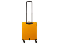 Franky Koffer Gr. S Reisegepäck T27-B Spinner 55er mit Dehnfalte darkyellow/black