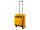 Franky Koffer Gr. S Reisegepäck T27-B Spinner 55er mit Dehnfalte darkyellow/black