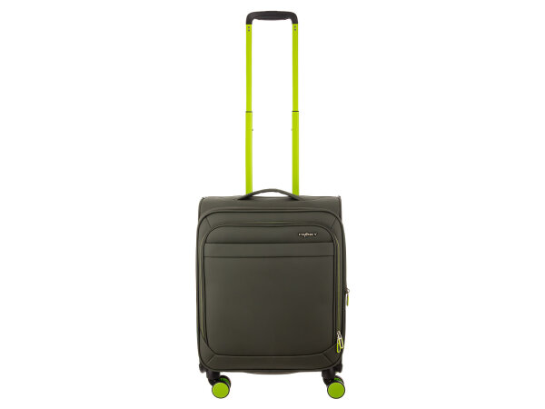 Franky Koffer Gr. S Reisegepäck T27-B Spinner 55er mit Dehnfalte olive/green