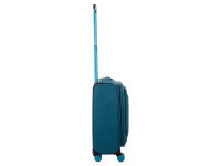 Franky Koffer Gr. S Reisegepäck T27-B Spinner 55er mit Dehnfalte petrol/turquise