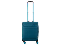 Franky 3er Koffer SET Gr. L/M/S Reisegepäck T27-B Spinner mit Dehnfalte petrol/turquise