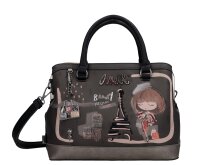 Anekke Mademoiselle Short Handle Bag Shopper 41801-061-schwarz / braun