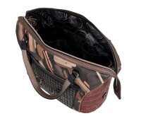 Anekke Mademoiselle Short Handle Bag Shopper 41801-397-schwarz / braun