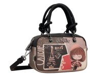 Anekke Mademoiselle Short Handle Bag S Umhängetasche 41801-399-schwarz / braun