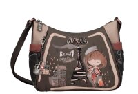 Anekke Mademoiselle Cross-Body Umhängetasche 41803-002-schwarz / braun
