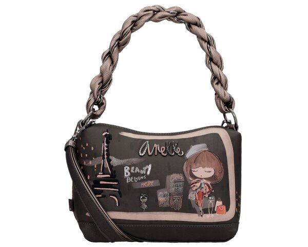 Anekke Mademoiselle Crossbody Bag Umhängetasche 41803-478-schwarz / braun