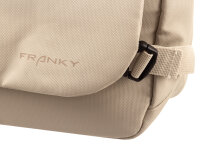 Franky Überschlag Tasche CT17-M-B Messenger beige