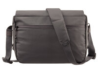 Franky Überschlag Tasche CT17-M-B Messenger dark grey