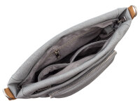 Prato S048-C Umhängetasche Crossbody Bag mit Reißverschluss & Innenfächern