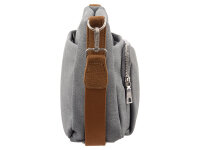 Prato S048-C Umhängetasche Crossbody Bag mit Reißverschluss & Innenfächern