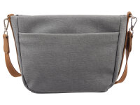 Prato S048-C Umhängetasche Crossbody Bag mit Reißverschluss & Innenfächern