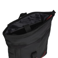 DANIEL RAY DRS25.1491 Newcastle Rolltop Backpack L 04 black/red Schnall