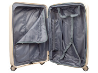 Franky PP15-55DF Spinner Gr. S mit TSA-Zahlenschloss Dehnfalte beige