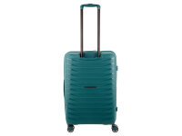 Franky PP15-69DF Spinner Gr. M mit TSA-Zahlenschloss Dehnfalte teal