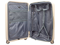 Franky PP15-77DF Spinner Gr. L mit TSA-Zahlenschloss Dehnfalte beige