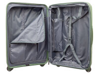 Franky PP15-77DF Spinner Gr. L mit TSA-Zahlenschloss Dehnfalte light green