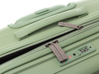 Franky PP15-77DF Spinner Gr. L mit TSA-Zahlenschloss Dehnfalte light green