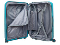 Franky PP15-77DF Spinner Gr. L mit TSA-Zahlenschloss Dehnfalte new turquise