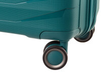 Franky PP15-77DF Spinner Gr. L mit TSA-Zahlenschloss Dehnfalte teal
