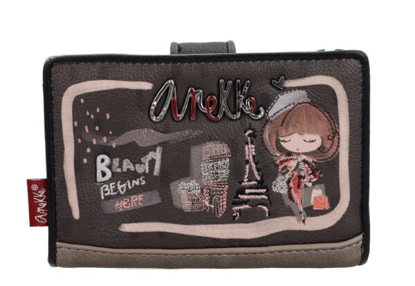 Anekke Mademoiselle Wallet Geldbörse 41809-902-schwarz / braun