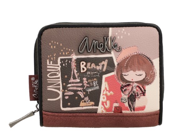 Anekke Mademoiselle Wallet Geldbörse 41809-903-schwarz / braun