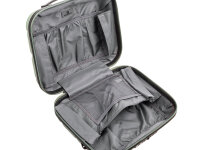 Franky ABS13 Beautycase Handgepäck Hartschale mit TSA-Schloss light green