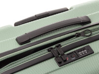 Franky ABS13-55DF Trolley Dehnfalte Hartschale S light green