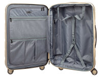 Franky ABS13-76DF Trolley Dehnfalte Hartschale L beige