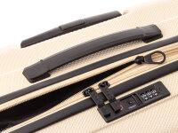 Franky ABS13-76DF Trolley Dehnfalte Hartschale L beige