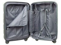 Franky ABS13-76DF Trolley Dehnfalte Hartschale L light green